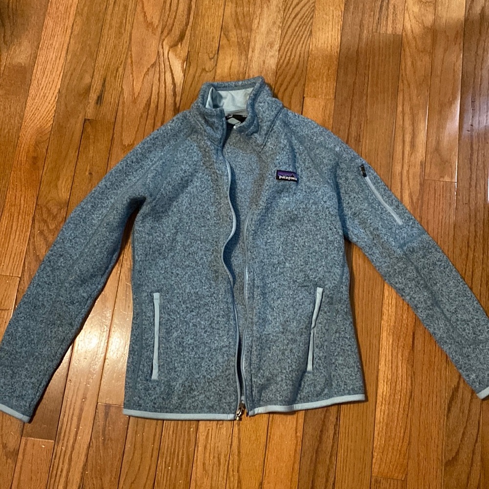xxs light blue Patagonia zip up
